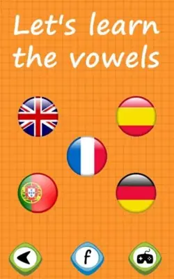 Learn the vowels android App screenshot 0